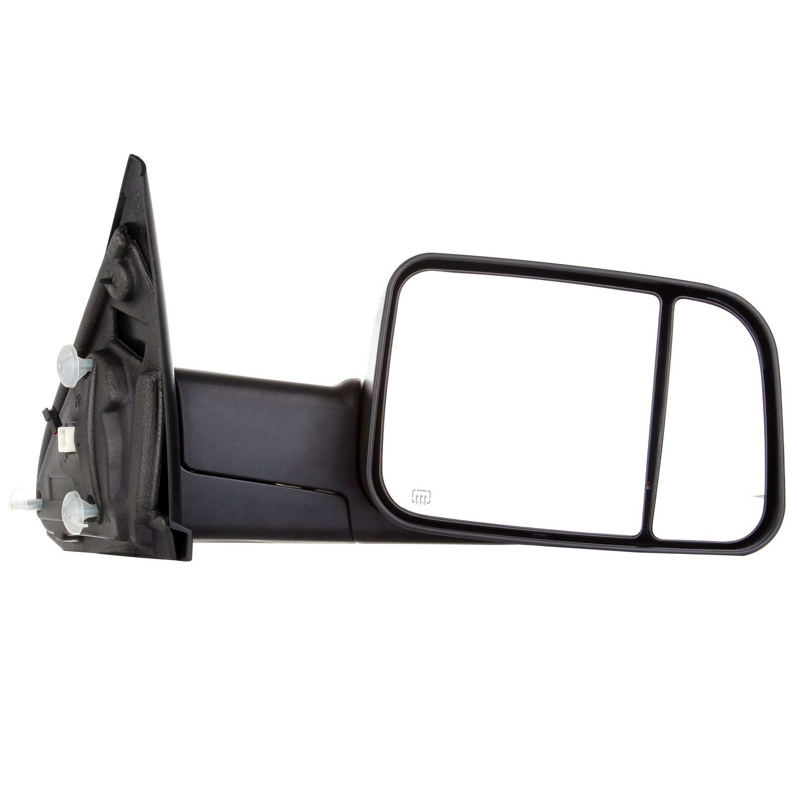 Heated Power Towing Mirrors with Turn Signal - Compatible with Dodge Ram 1500 (2002-2008), Ram 2500/3500 (2003-2009) - Left & Right Side Black Mirrors - Perfect for Truck Towing & Enhanced Night Driving Safety