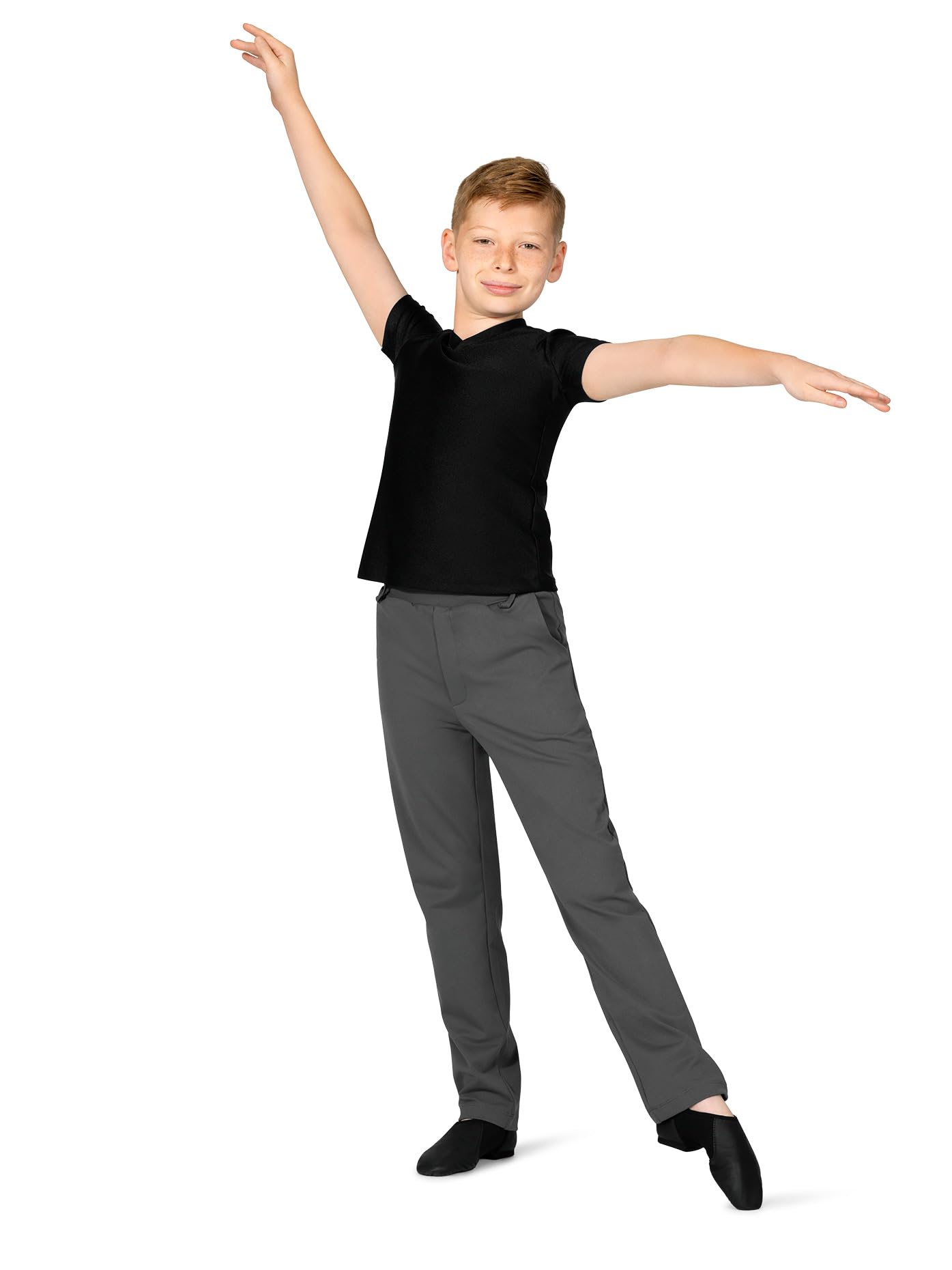 Double Platinum Boys Short Sleeve T-Shirt - Soft Cotton Crew Neck Tee for Kids (White, Size Intermediate) | Perfect for School, Playdates & Everyday Wear