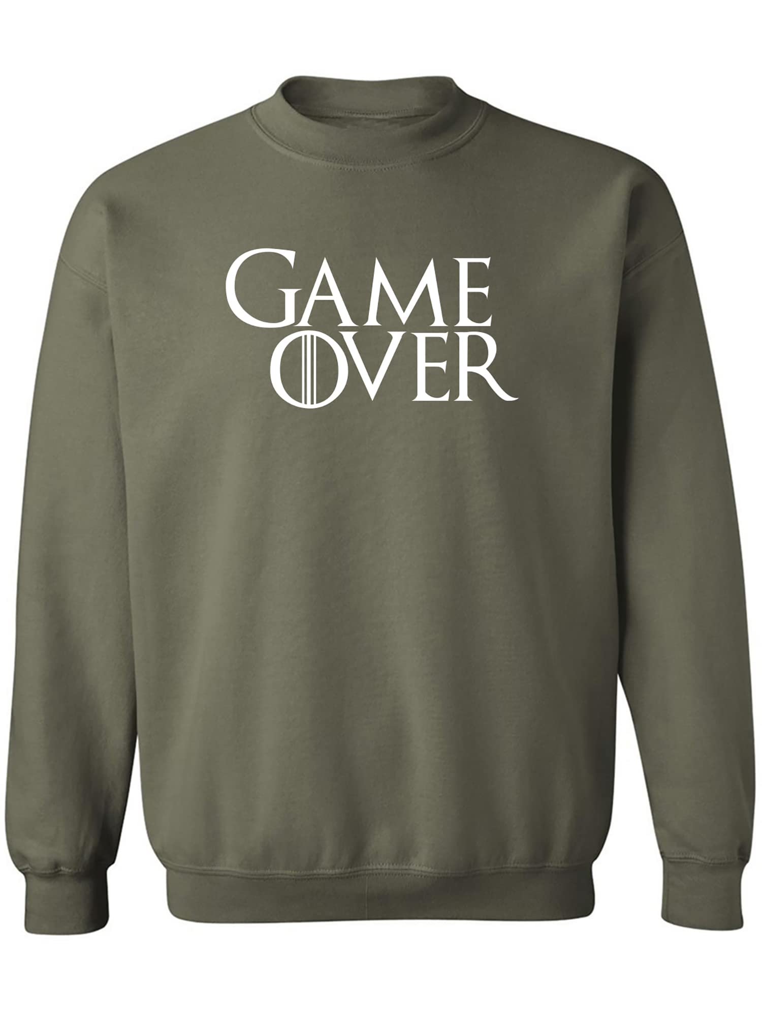 ZeroGravitee Game Over Crewneck Sweatshirt - 舒适宽松休闲卫衣，适合日常穿搭、户外活动及宅家放松