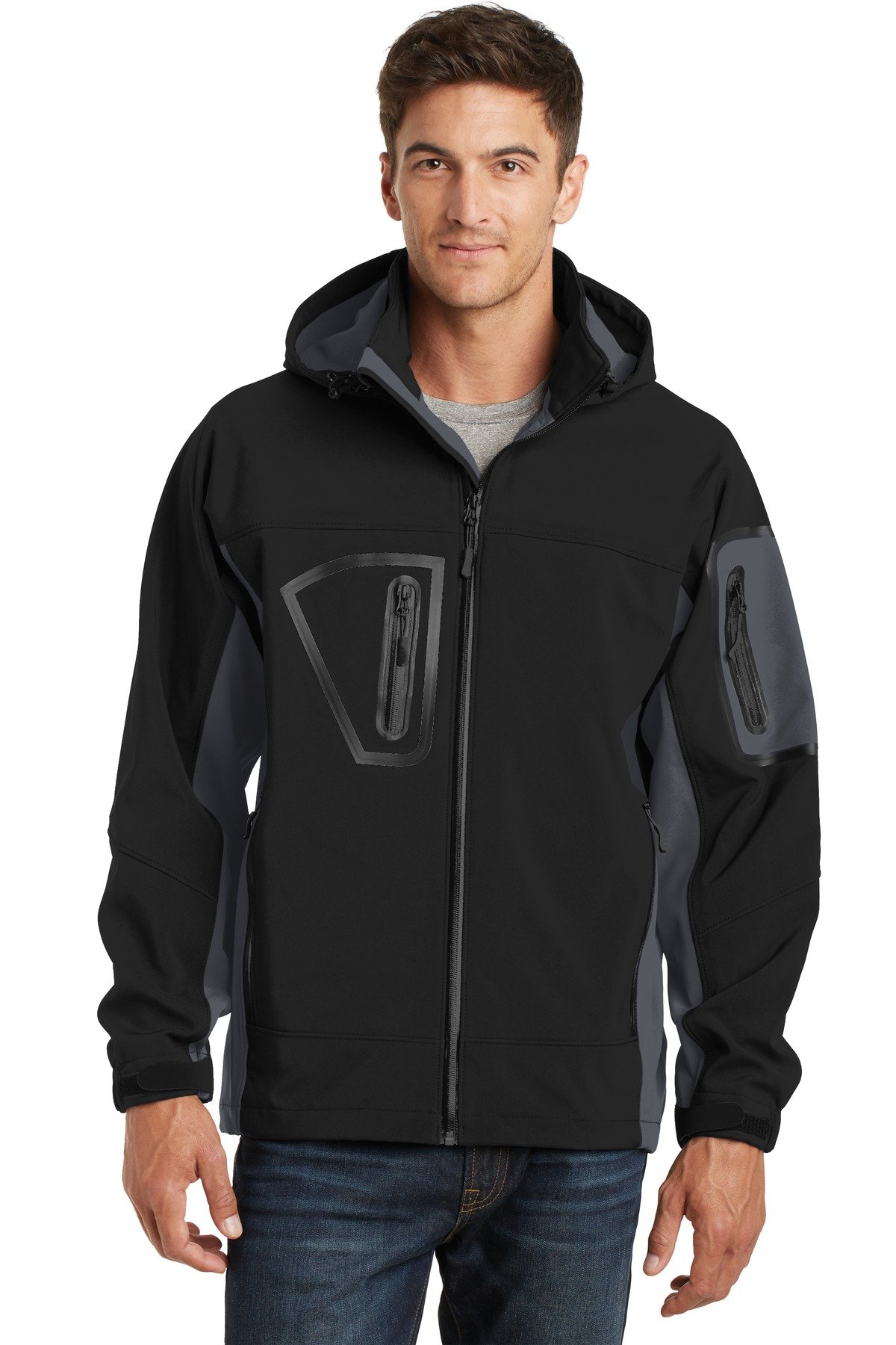 Port Authority Men's Tall Waterproof Soft Shell Jacket - Windproof & Breathable Outdoor Jacket for Hiking, Camping & Work Wear