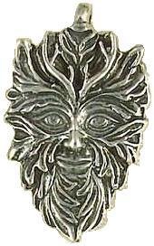 The Green Man Eire - Celtic Collection Pewter Pendant Necklace | Irish Mythology Jewelry for Men & Women | Perfect for St. Patrick's Day & Celtic Festivals
