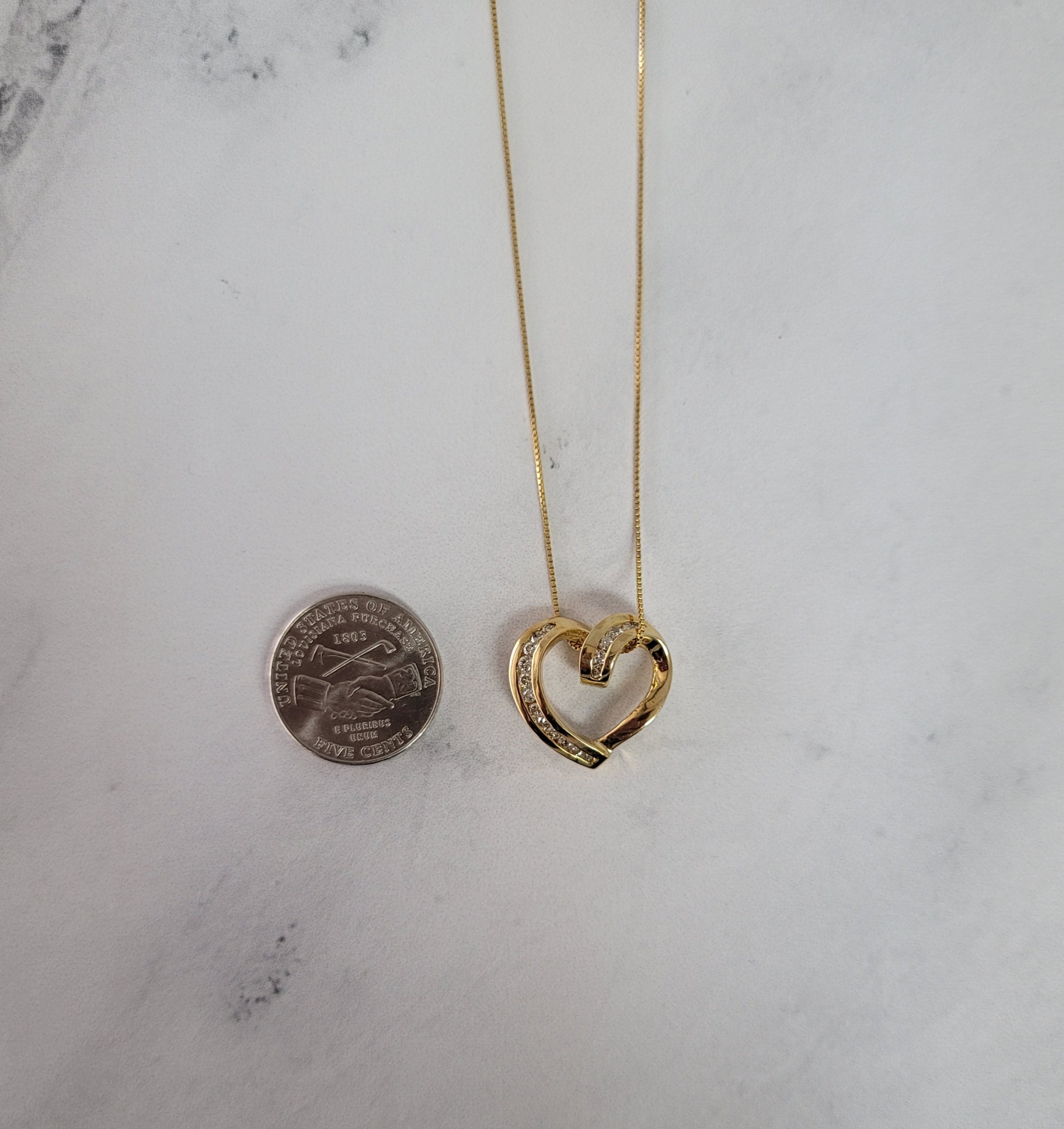 0.50 Carat Diamond Channel Set Necklace in 14K Yellow Gold - Perfect for Anniversaries, Weddings & Special Occasions