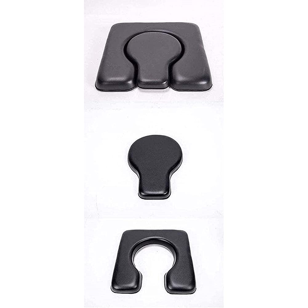 **Premium Universal PU Commode Seat Cushion – Soft Sponge Padded Toilet Cushion for Bedside Commodes, Shower Chairs & Wheelchairs – Comfort Support for Seniors & Handicap (Style1) – Ideal for Elderly Care & Mobility Assistance**