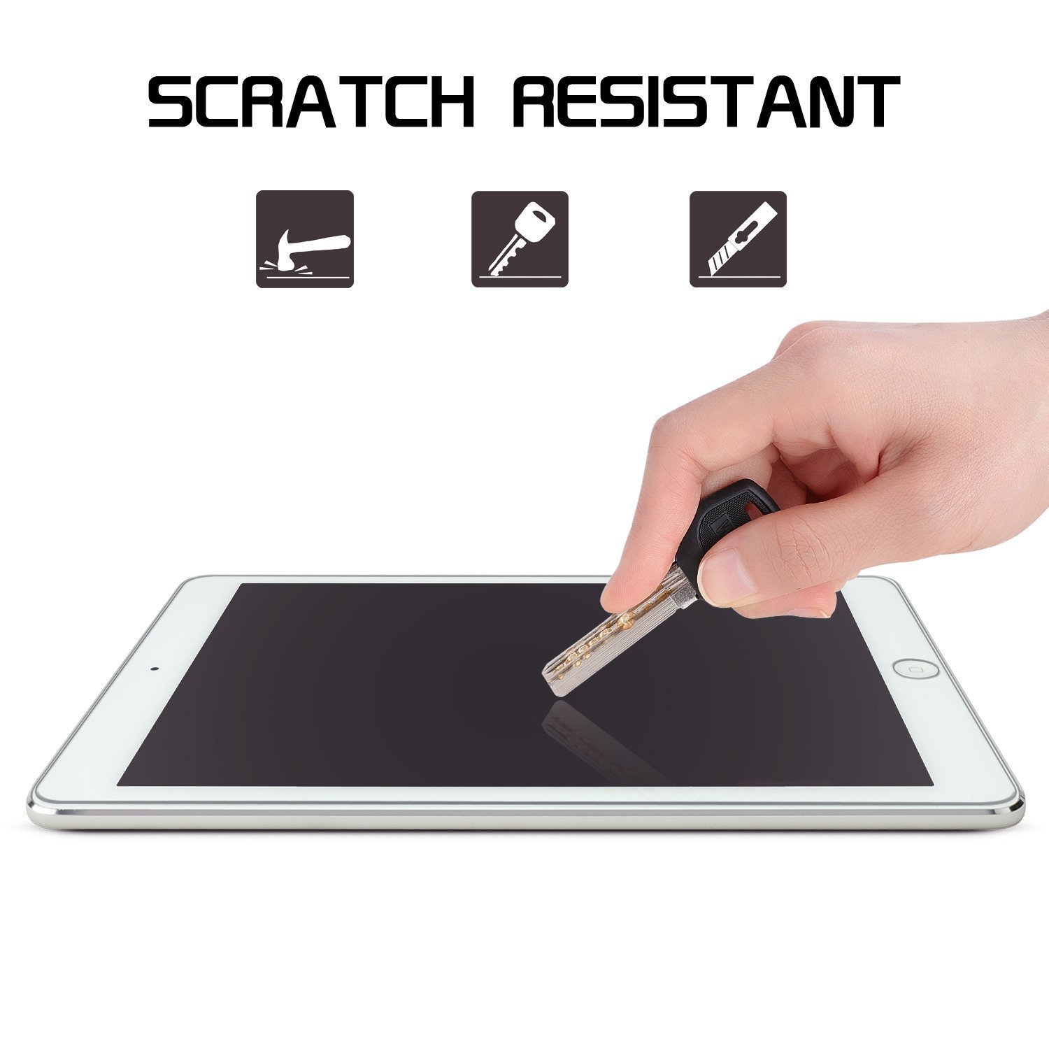 Kinokoo Tempered Glass Screen Protector for iPad 10.2-inch (7th Generation 2019) - Anti-Scratch, Blue Light Blocking, HD Clear Protection [2-Pack] - Perfect for Work, Study & Entertainment