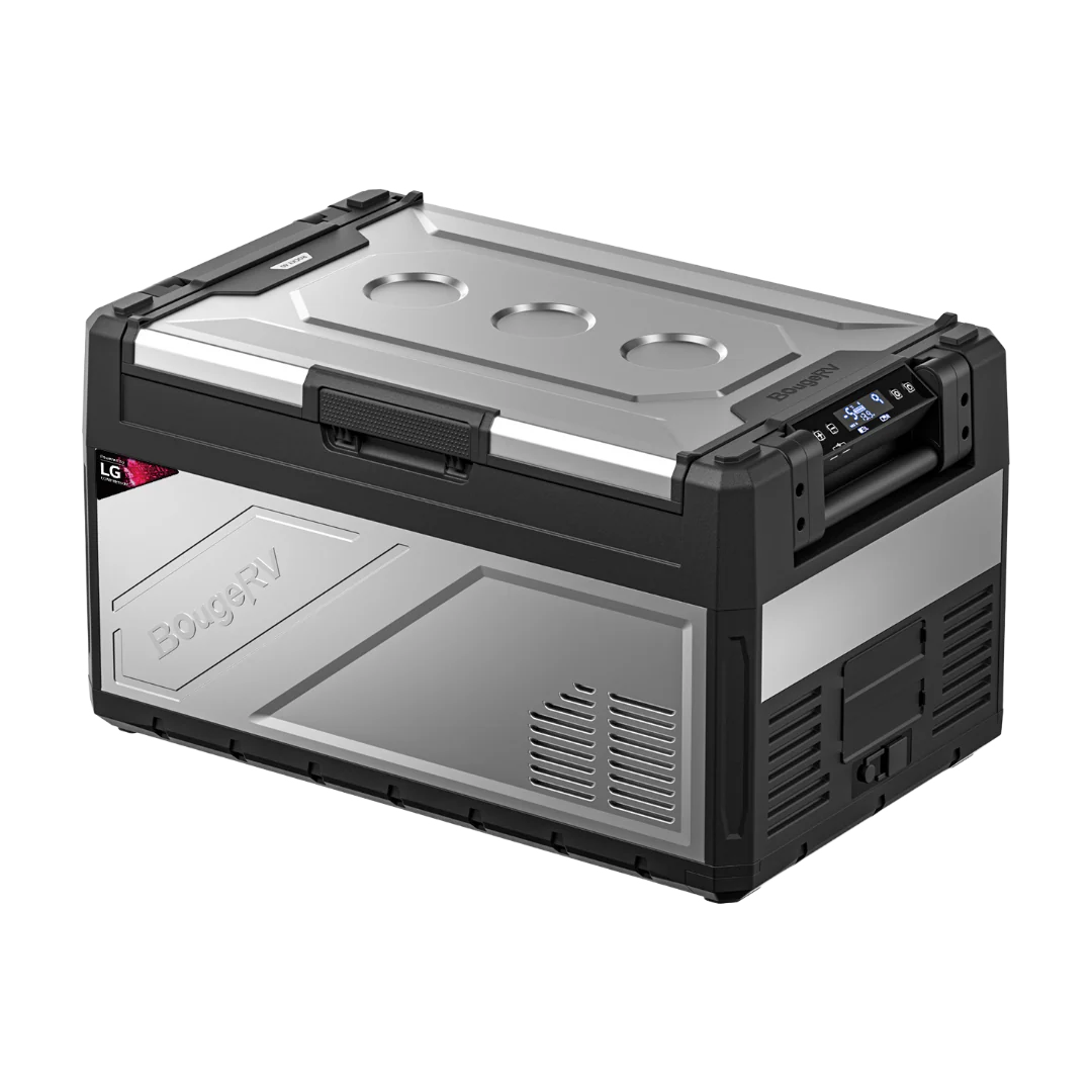 BougeRV Rocky 41QT 12V Dual Zone Portable Car Refrigerator Freezer - Perfect for Camping, Road Trips & Outdoor Adventures