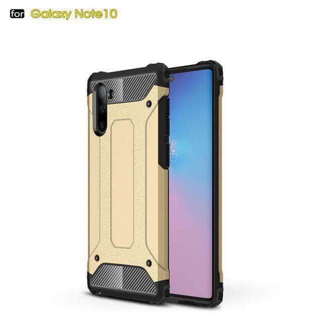 Samsung Galaxy Note 10 Plus Rugged Armor Case - Shockproof Dual Layer Hard PC Protective Cover for Work, Outdoor & Travel Protection