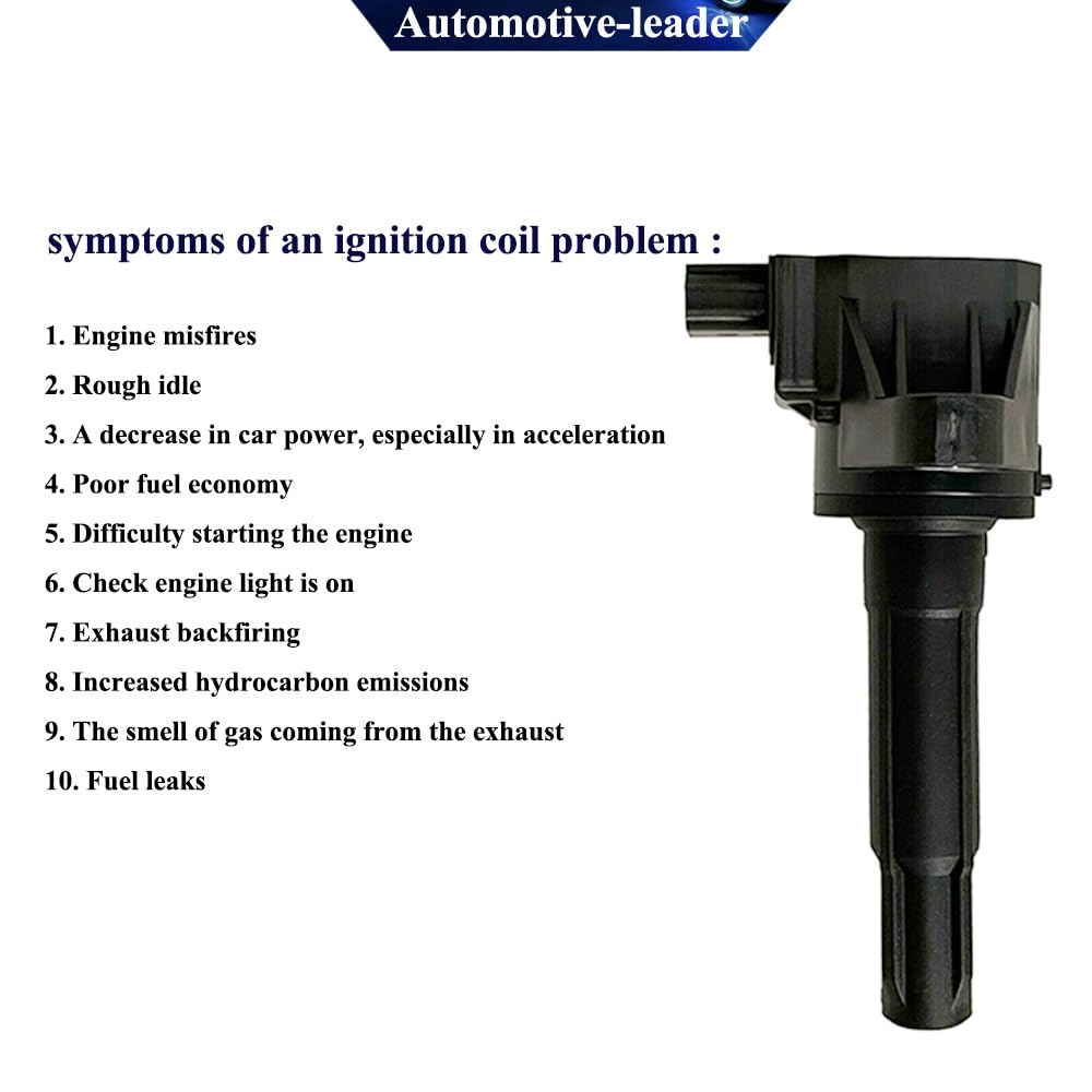 4Pcs 30520-55A-005 Ignition Coil Packs Compatible with Honda Jazz GF Hatchback 1.5L (GK5) L15A/L15Z2/L15Z5 Engine - 2014-2021 Models - Improve Engine Performance & Fuel Efficiency for Smooth Driving