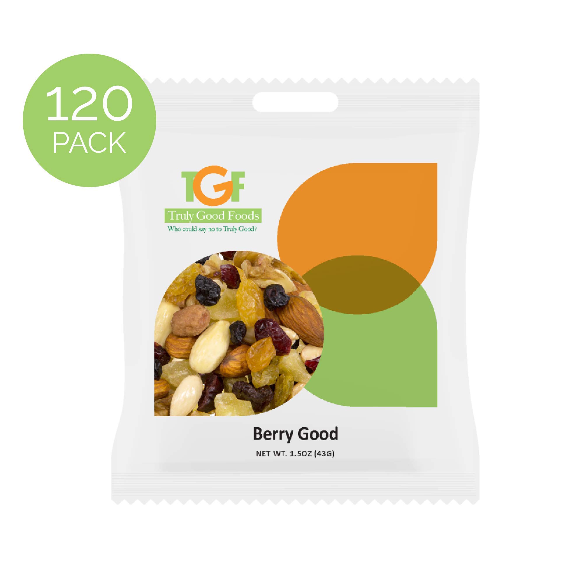 Berry Good Mini Snack Bags 1.5oz (120 Count) - Healthy Dried Fruit Snacks for Kids Lunch, Office, Travel & On-the-Go
