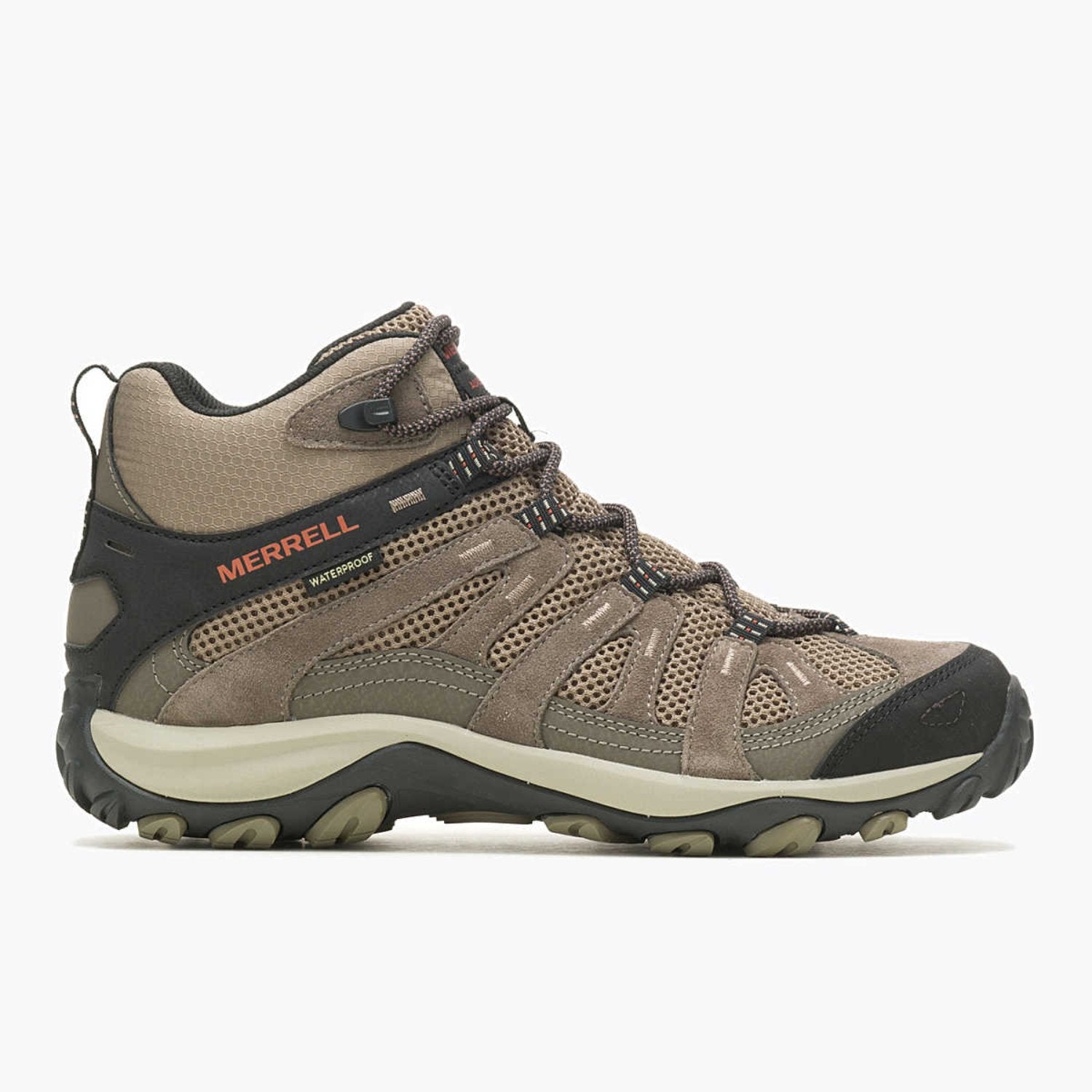 Merrell Men's Alverstone 2 Mid WP Waterproof Hiking Boots - Lightweight & Durable for Outdoor Adventures, Trail Walking & Camping