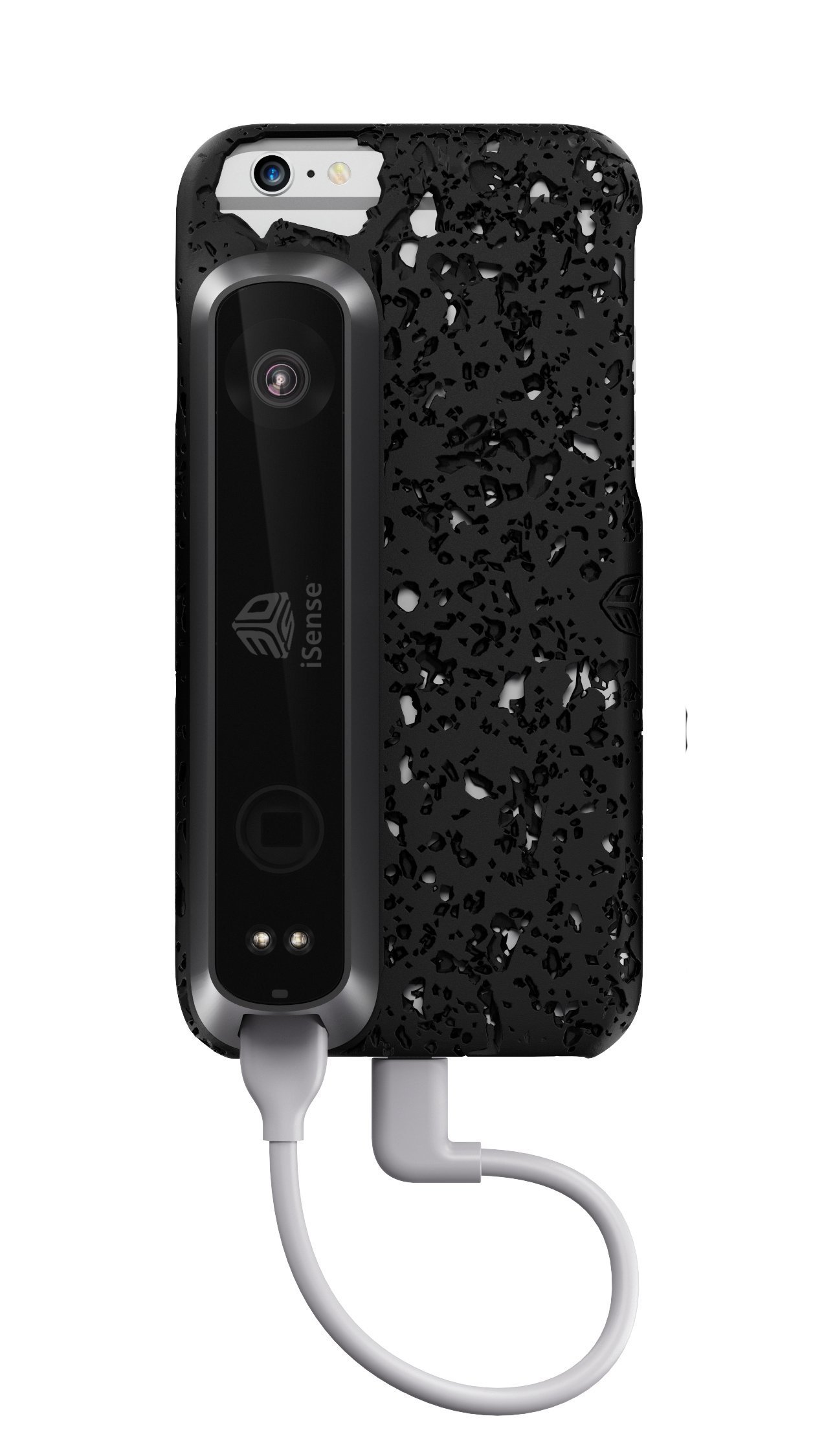 iSense 3D Scanner for iPhone 6 Plus Kit - High Precision Portable 3D Scanning Device for 3D Printing, Modeling & Design - Perfect for DIY Projects, Home Decor, and Professional Prototyping (Black)