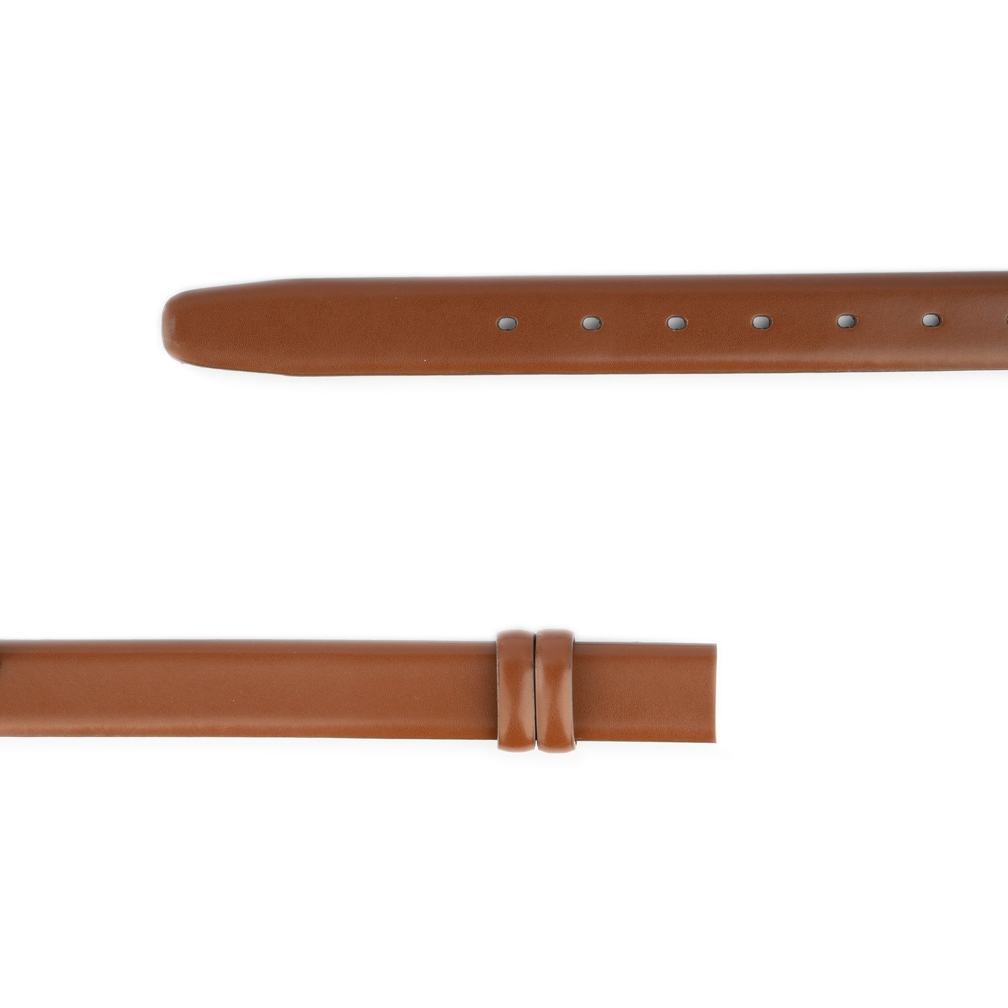 Genuine Leather Belt Strap for Men - Medium Brown 1 3/8 Inch Width - Compatible with Montblanc Buckles - Perfect for Business, Casual & Formal Wear