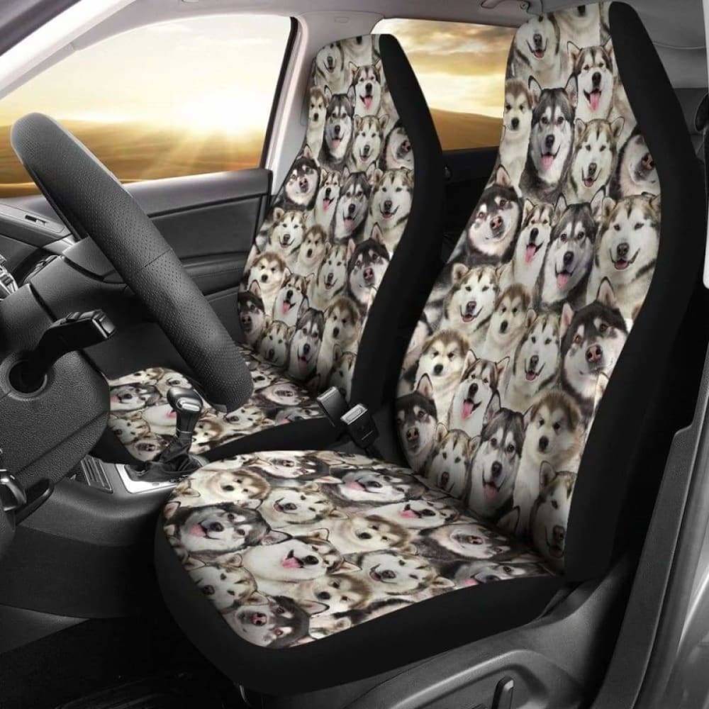 Premium Alaskan Full Face Car Seat Covers - Universal Fit for Cars, Trucks & SUVs - Durable Protection for Pets, Kids & Everyday Use - Perfect for Road Trips, Commuting & Outdoor Adventures