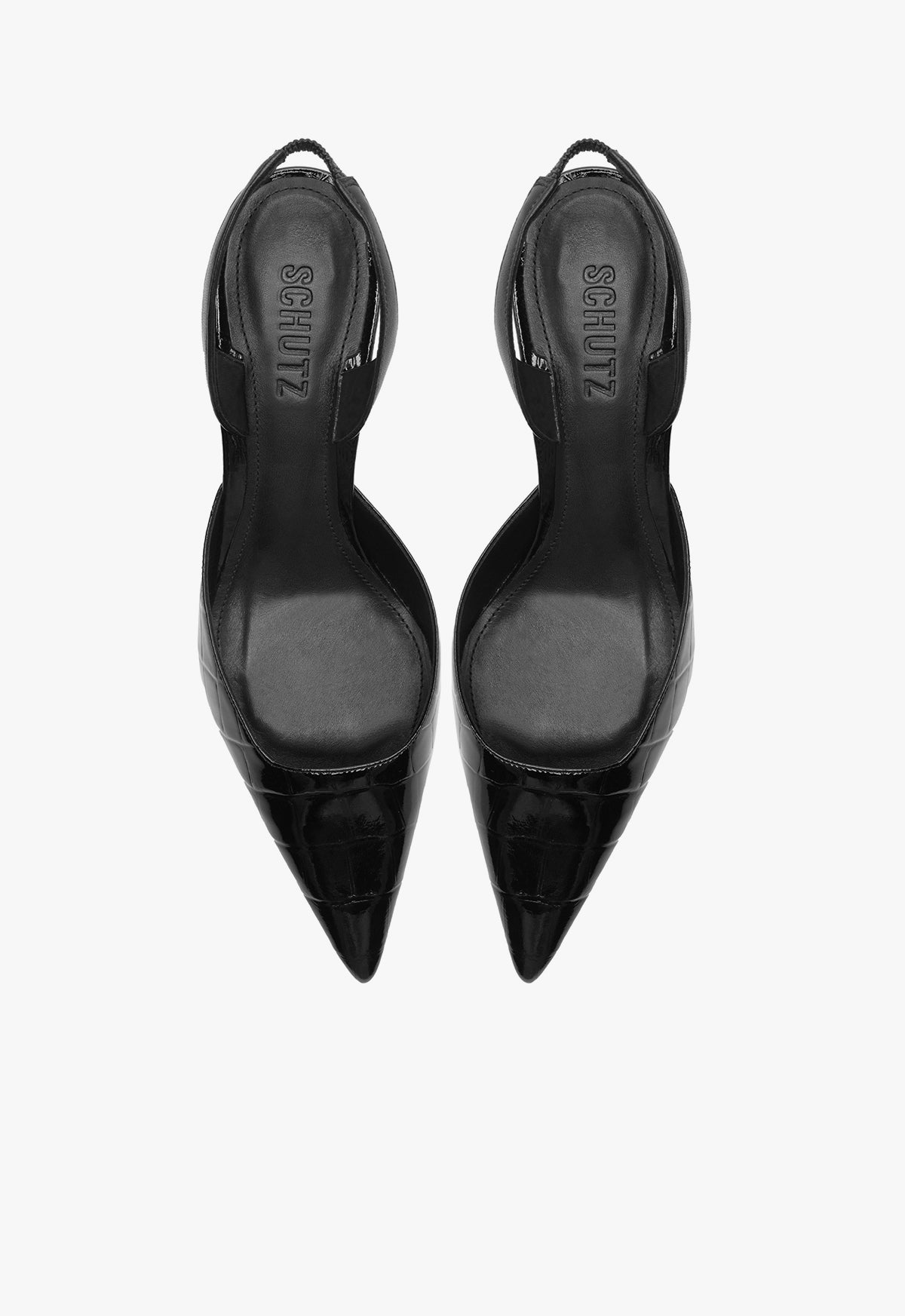Paola Mid Heel Stiletto Black Pump Shoes for Women - Elegant Dress Pumps for Office, Party & Evening Wear