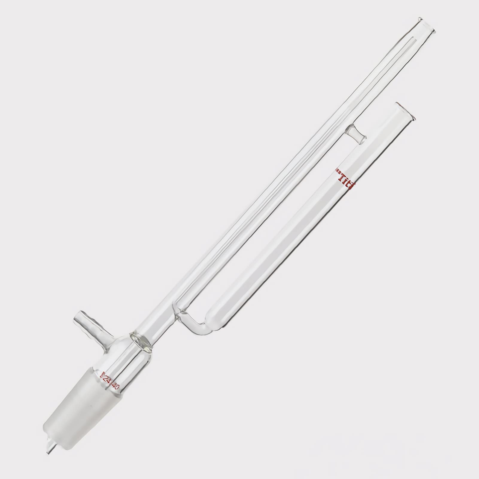 Premium NMR Tube Washer with 24/40 Joint - High-Quality Borosilicate Glass for Laboratory Cleaning | Ideal for Chemistry Labs & Research Facilities