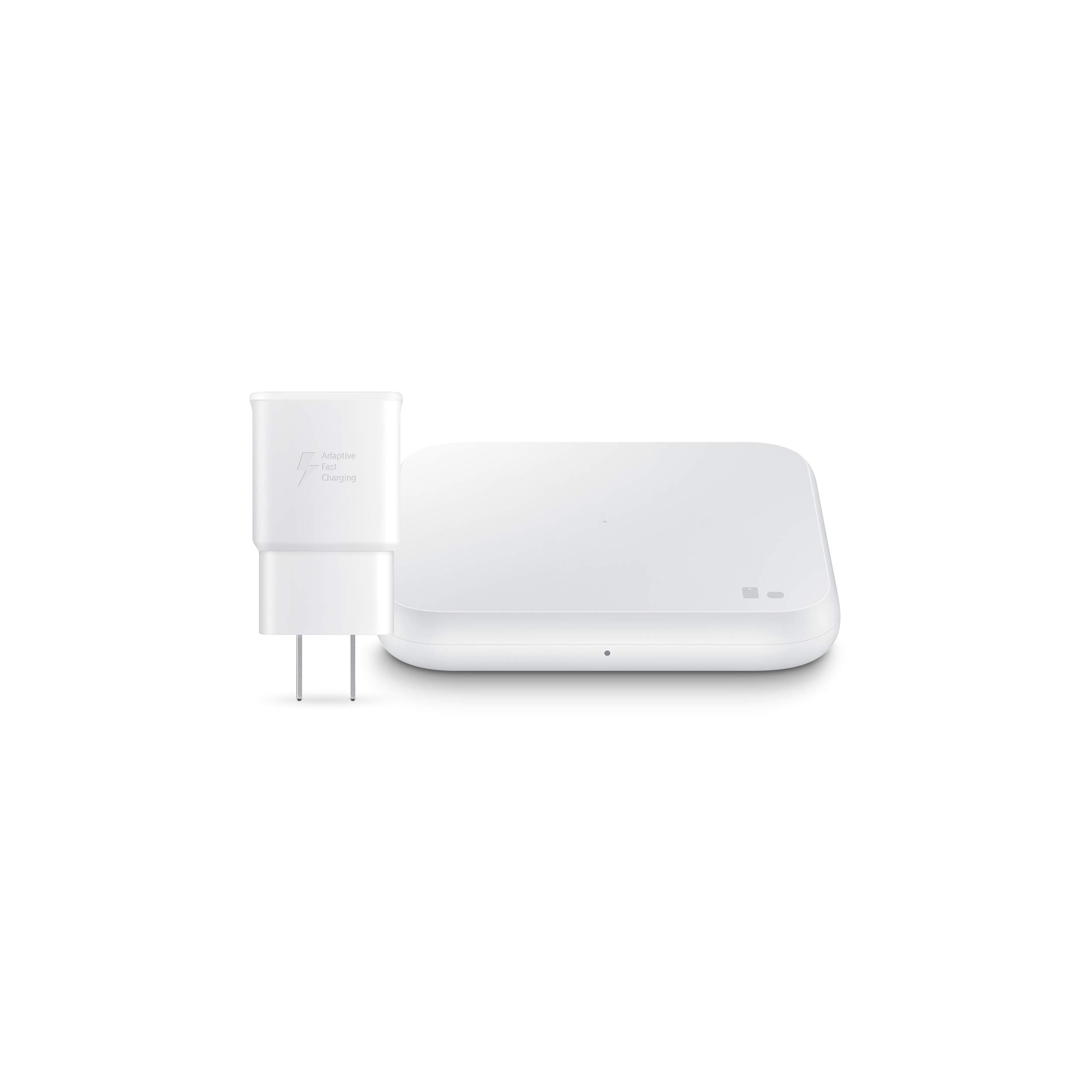 Samsung Fast Wireless Charging Pad (2021) - Qi-Certified 15W Wireless Charger for iPhone 15/14/13/12, Galaxy S23/S22/S21, AirPods & Qi-Enabled Devices (US Version, White) - Perfect for Bedside, Office & Car Charging