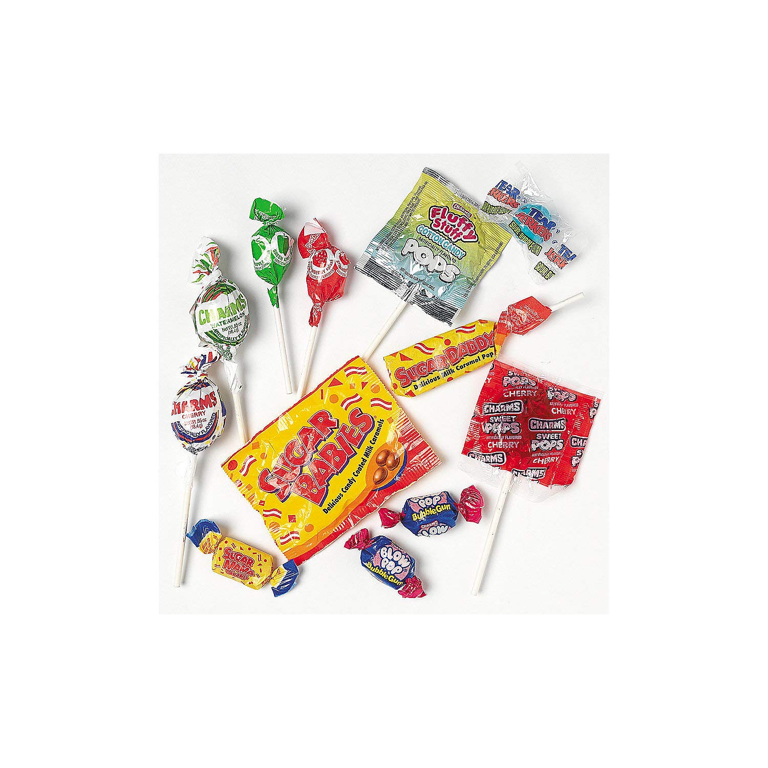 Fun Express Charms Candy Carnival - 2.75 Lb Bulk Assorted Candy Mix - 100 Pieces of Colorful Edible Treats for Parties, Events & Gift Baskets