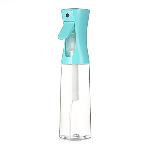 200ml Clear Spray Bottle - Fine Continuous Mist Sprayer for Hair Styling, Plant Watering & Gardening | Hair Styling, Salon Use, Plant Care, Travel Essentials (Blue)