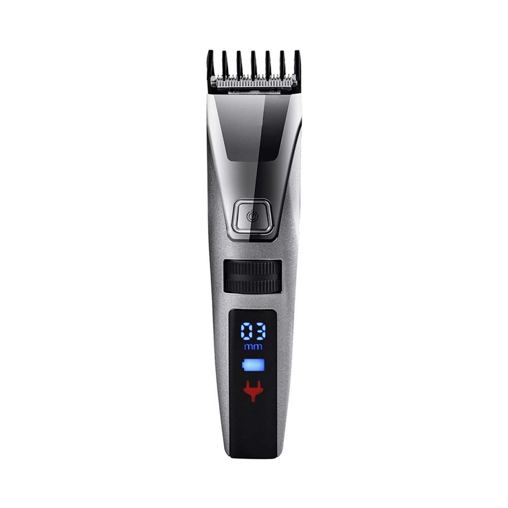 Rechargeable Electric Nose Hair Trimmer & Eyebrow Groomer - Adjustable Digital Beard Shaver with Combs for Men | Professional Grooming Kit for Facial Hair, Nose Hair & Eyebrows | Perfect for Travel, Home & Salon Use
