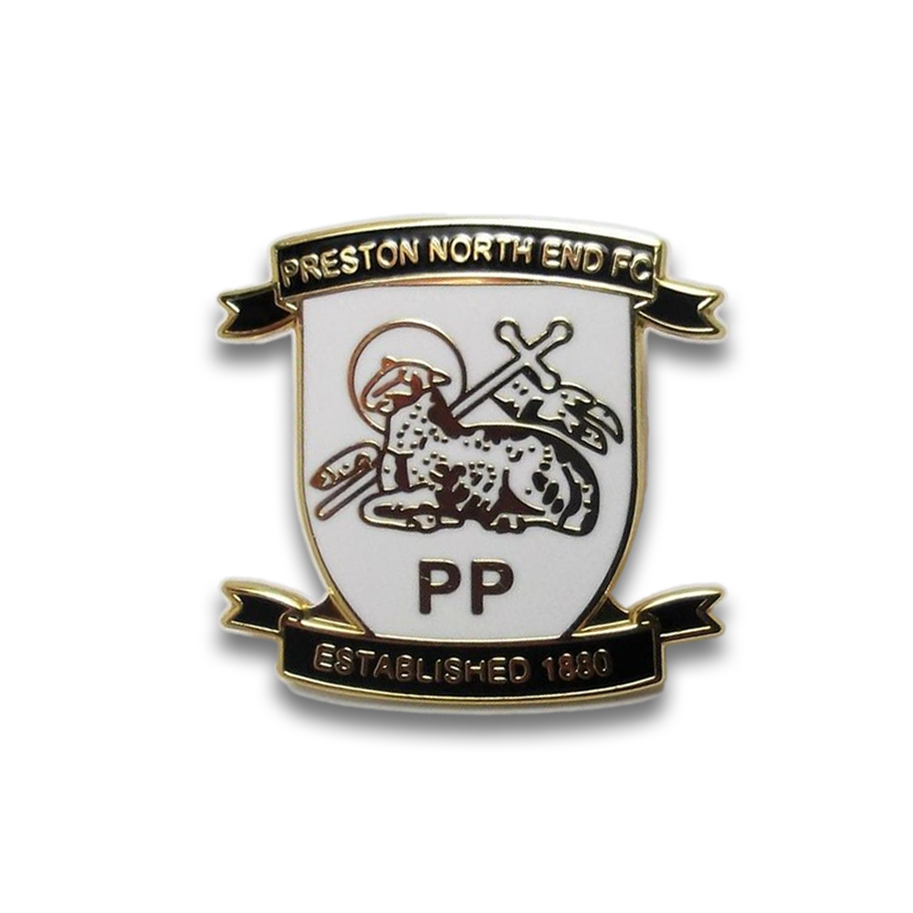 Preston North End FC Pin Badge - Official Football Club Enamel Lapel Pin - Collectible Fan Accessory for Jackets, Hats & Bags - Perfect for Match Days & Gifts