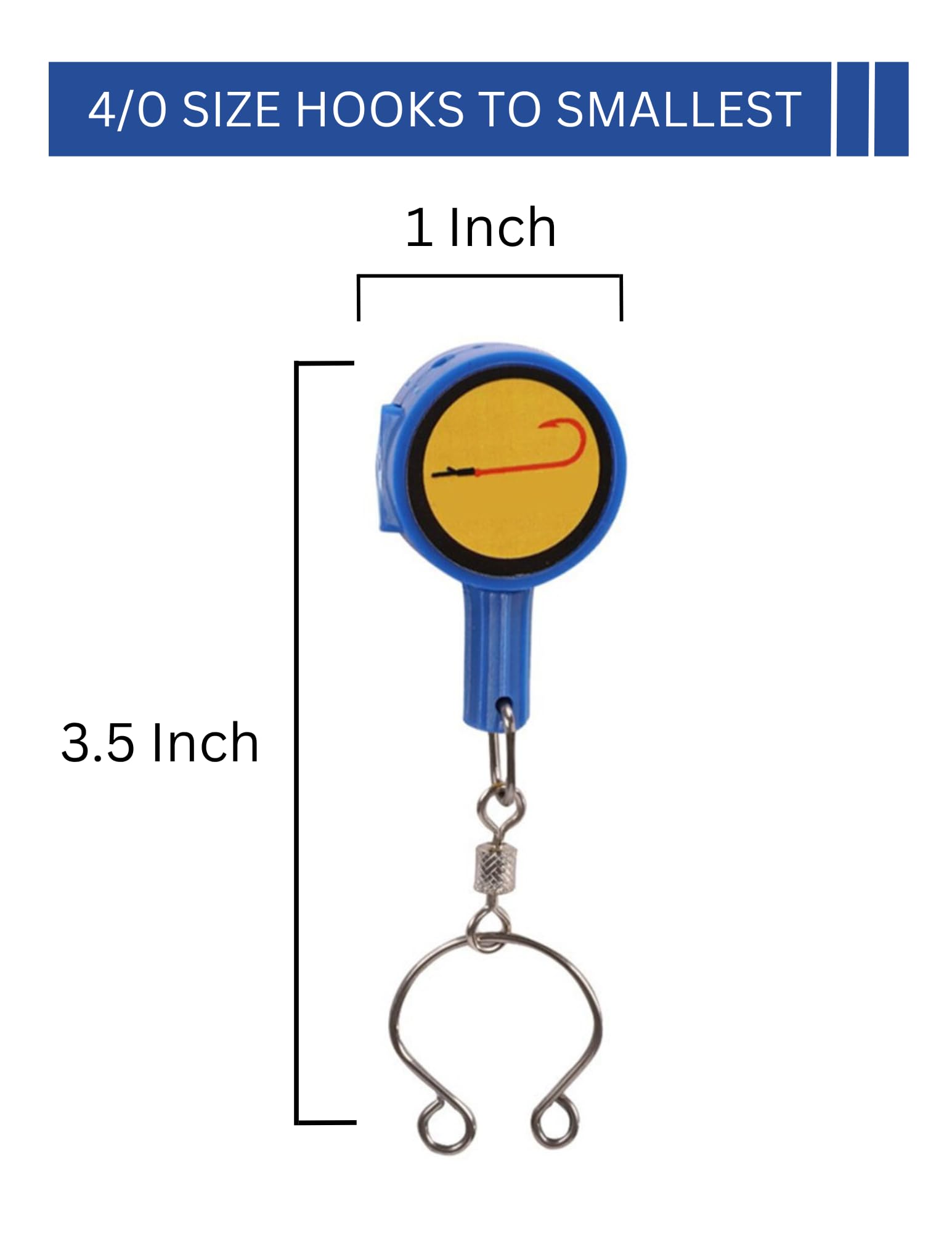 8-Piece Fishing Knot Tying Tool Kit with Line Cutter | Multifunctional Safety Fishing Accessories | Easy Hook Storage Device | Compact Tool for Anglers | Perfect for Ice & Fly Fishing | Great for Freshwater, Saltwater & Outdoor Adventures