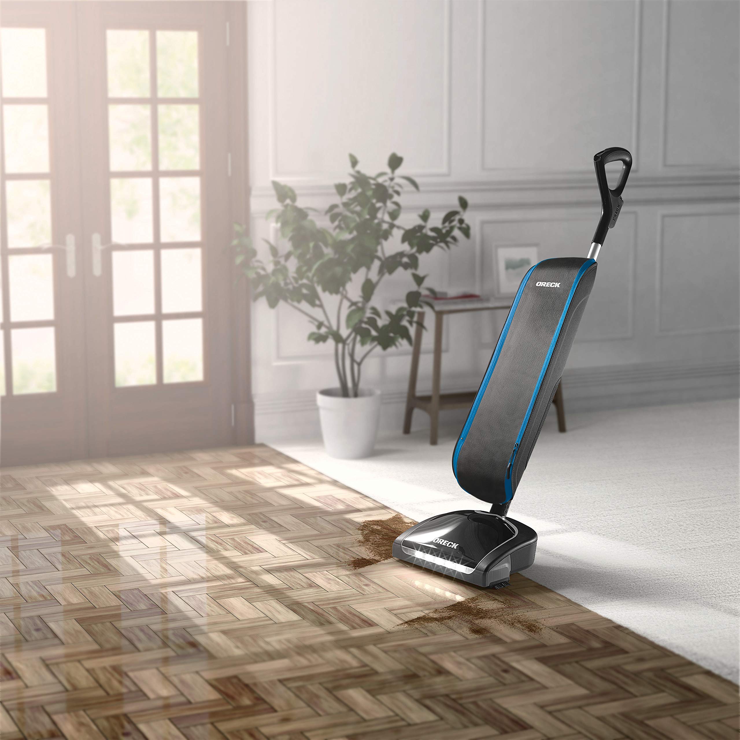 Oreck HEPA Upright Vacuum Cleaner - Lightweight Bagged Vacuum with HEPA Filtration, 2-Speed Control for Deep Cleaning | Traps Dust & Allergens | Ideal for Hardwood Floors, Carpets & Pet Hair Removal in Homes
