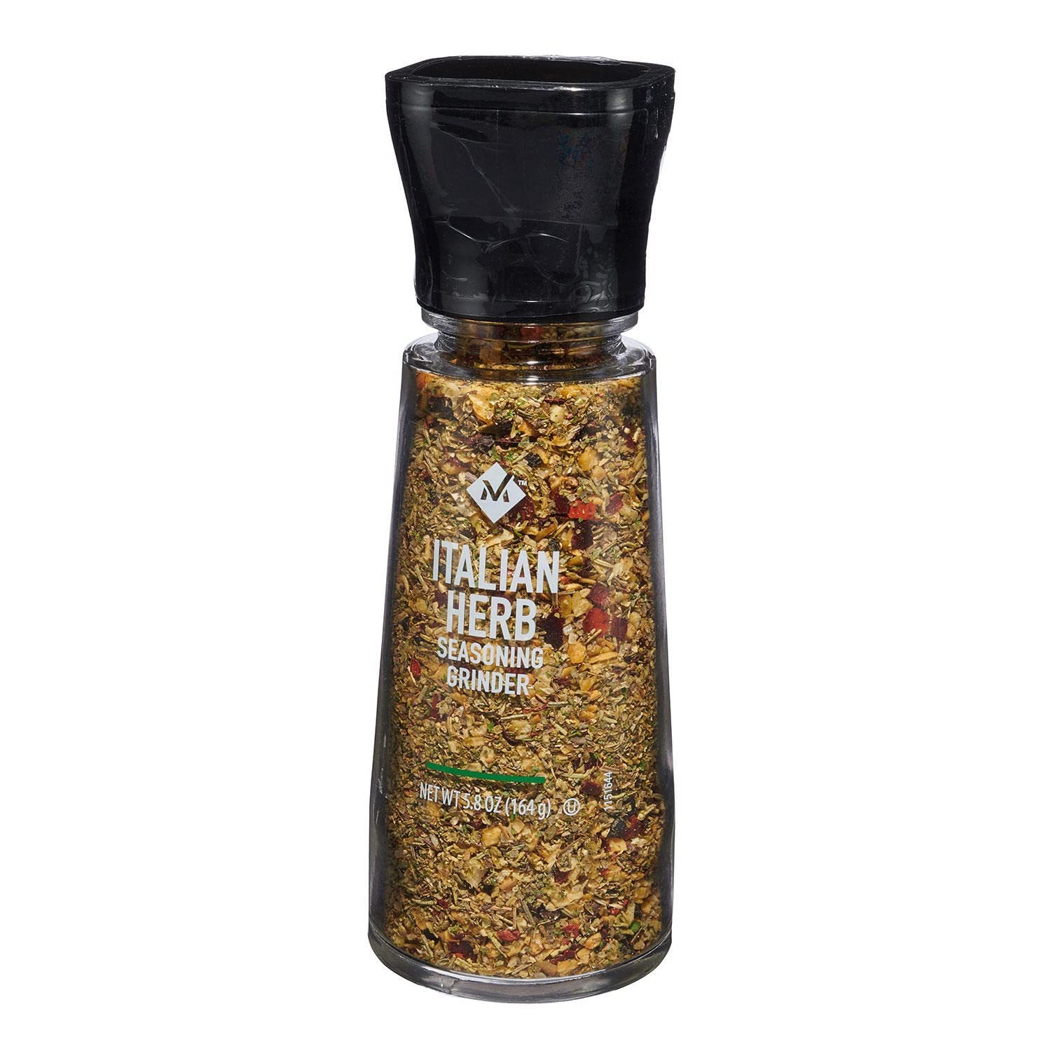 Member's Mark Italian Herb Seasoning Grinder - 5.8 oz | Premium Blend of Rosemary, Thyme & Basil | Perfect for Pasta, Pizza & Grilled Meats