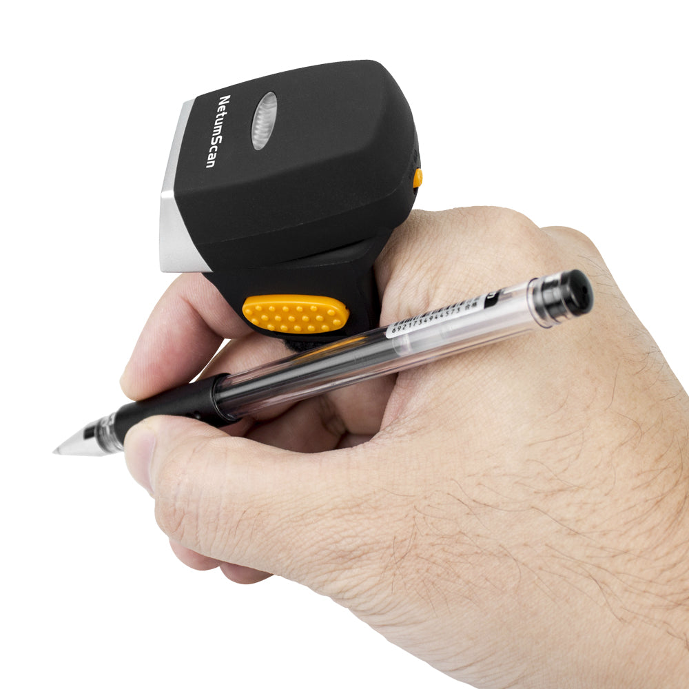NT R3 1D Finger Barcode Scanner - Portable USB Handheld Barcode Reader for Retail, Warehouse & Inventory Management | Fast Scanning for POS, Shipping & Logistics