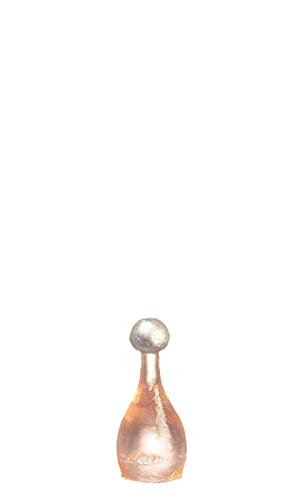 Pink Teardrop Bottles for Dollhouse Miniatures - Handcrafted Glass Vials for DIY Crafts, Fairy Gardens & Home Decor - Bulk Pack of 12 Tiny Bottles for Miniature Scenes, Potion Making & Gift Packaging