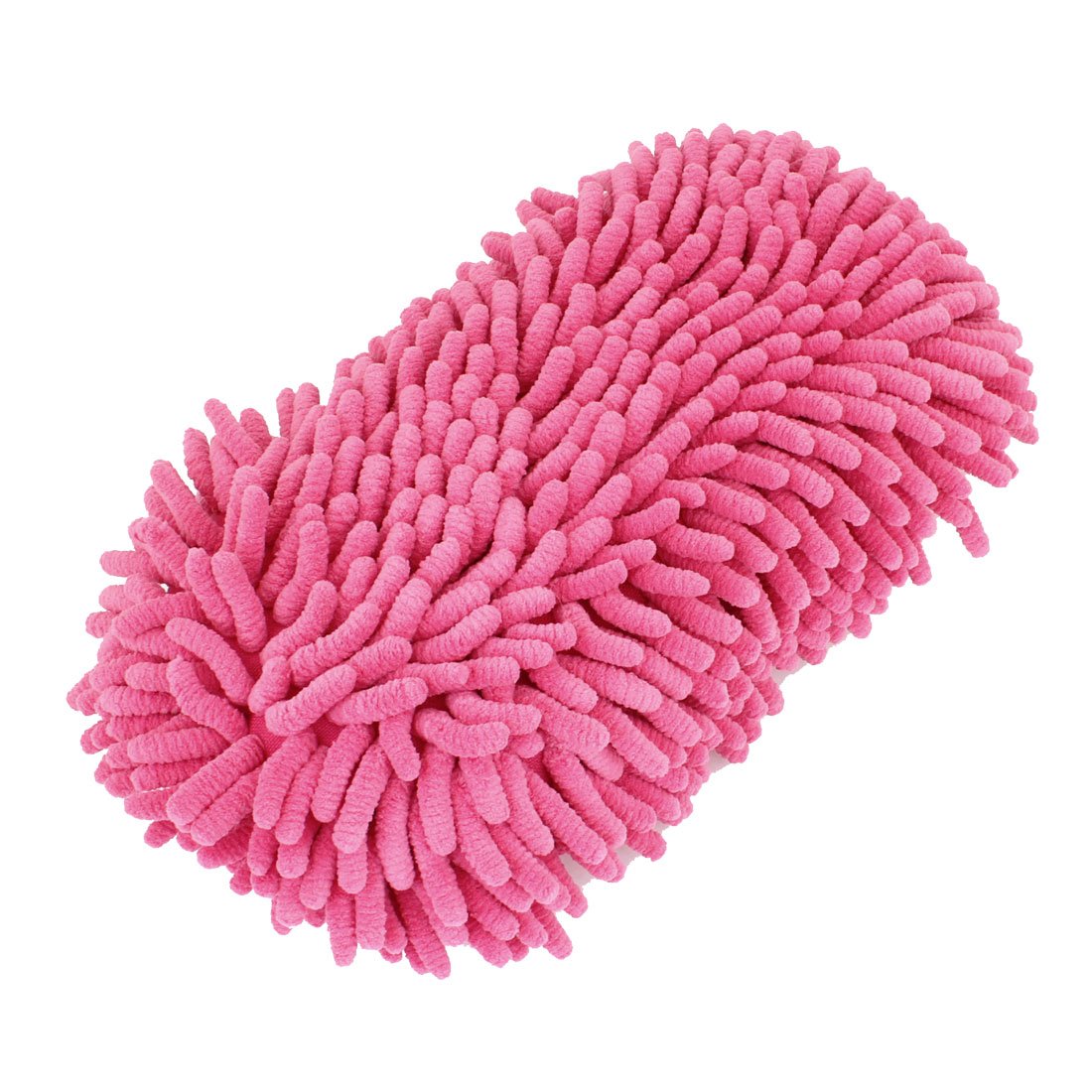 Premium Chenille Microfiber Wash Mitt - Ultra Soft Car Cleaning Glove, Lint & Scratch Free, Gentle on Paint (Pink) - Perfect for Auto Detailing, Washing Vehicles & Motorcycle Care