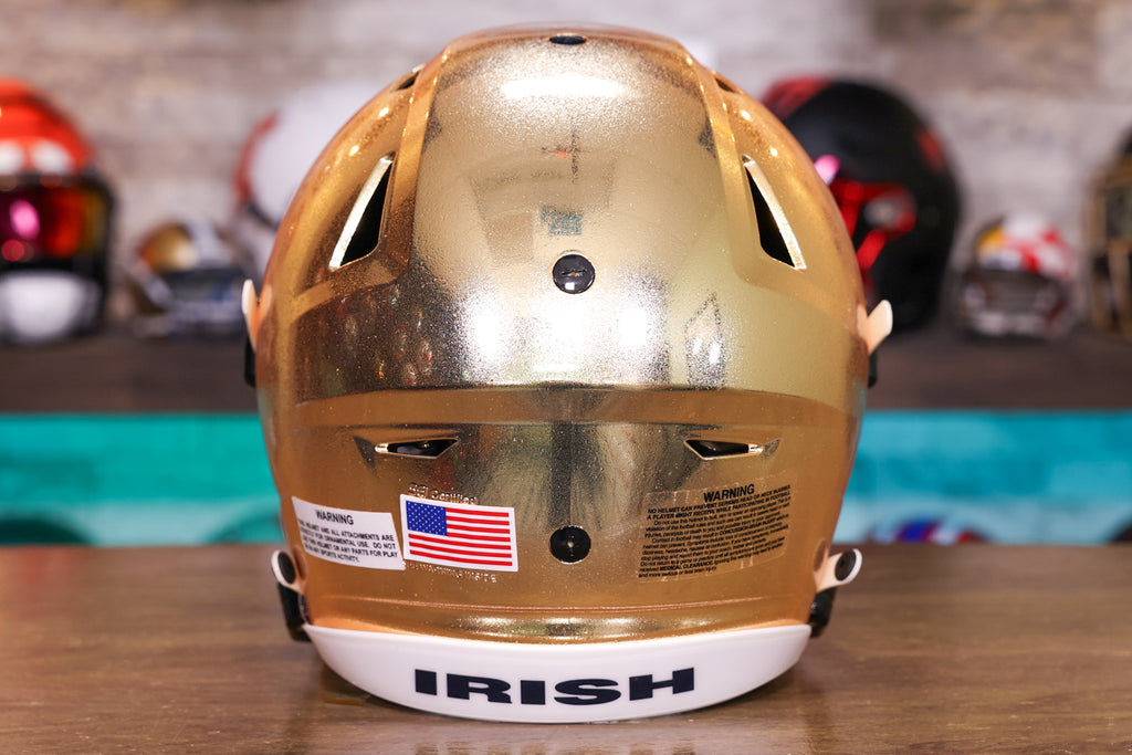 Notre Dame Fighting Irish SpeedFlex Authentic Football Helmet - Official NCAA Replica for Fans, Collectors & Sports Enthusiasts - Perfect for Game Day, Tailgating & Memorabilia Displays