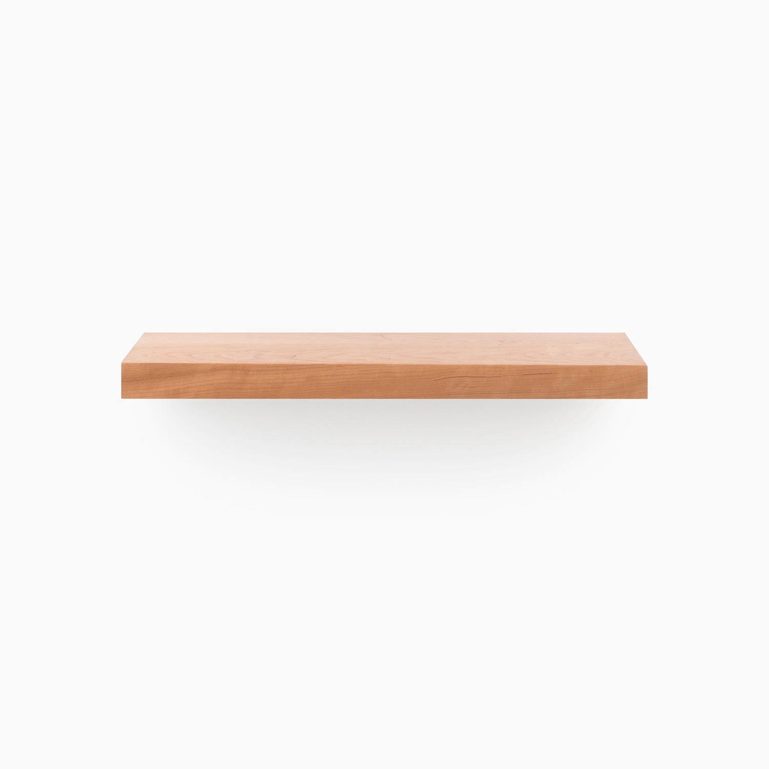Aksel Cherry Floating Shelf - Wall Mounted Wooden Shelf for Home Decor, Kitchen, Bathroom & Living Room Storage - Easy to Install & Space Saving