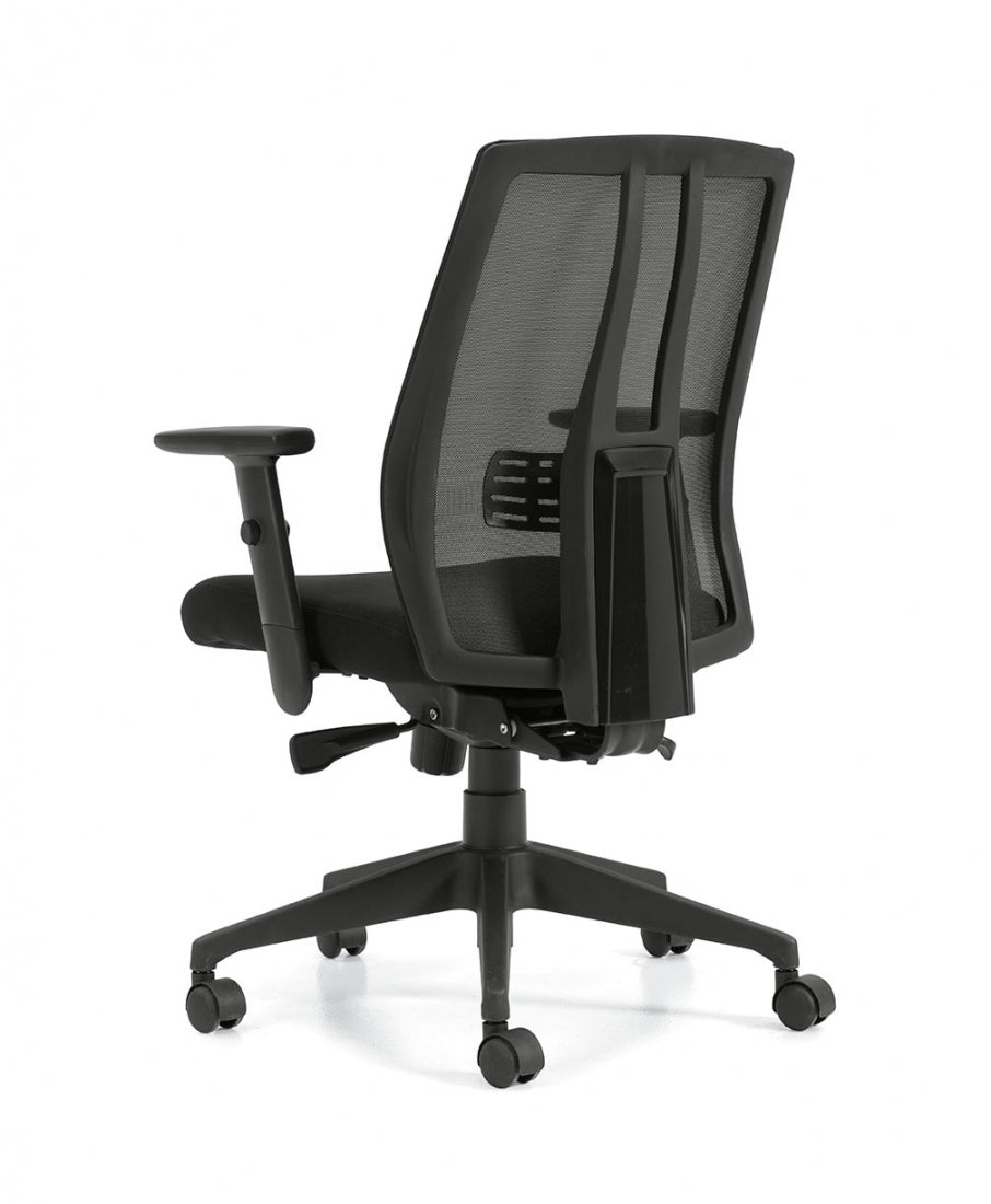OTG Mesh Back Synchro Tilter Office Chair - Ergonomic Adjustable Lumbar Support & Tilt Mechanism (Model OTG10707B) - Perfect for Home Office, Gaming & Workspace Comfort