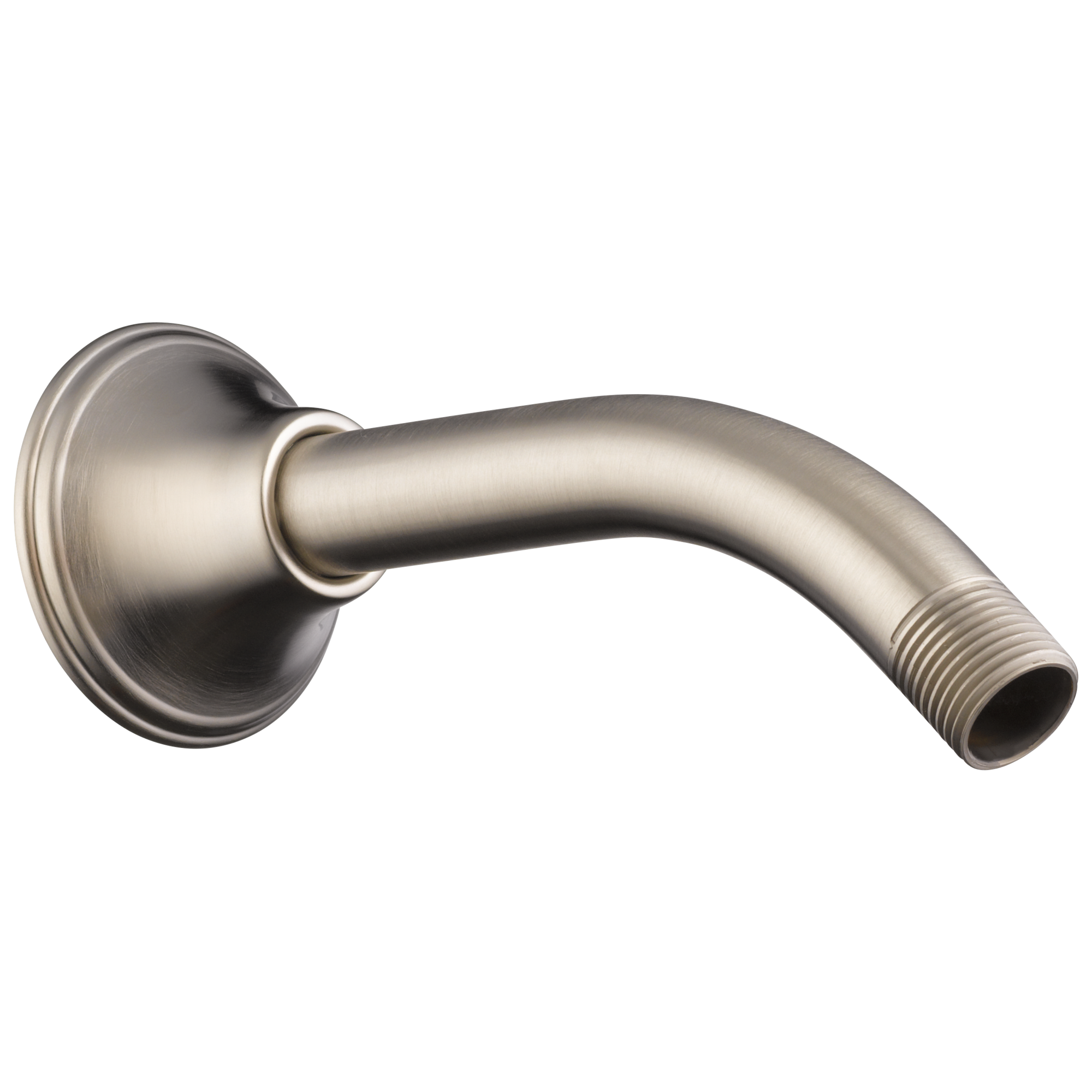 Brizo RP62929NK 7-Inch Luxe Nickel Shower Arm and Flange - Modern Bathroom Fixture for Spa-Like Shower Experience