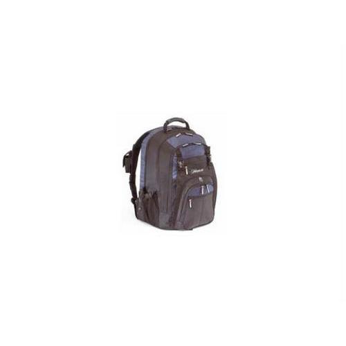 Durable Nylon Laptop Backpack with Adjustable Shoulder Strap - Black - Perfect for Work, School & Travel