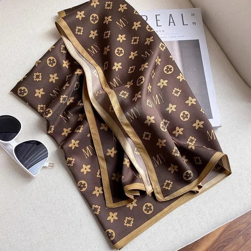 Luxury Silk Scarf for Women - Elegant Fashion Accessory for Office, Party & Travel | 100% Pure Silk Shawl Wrap Gift