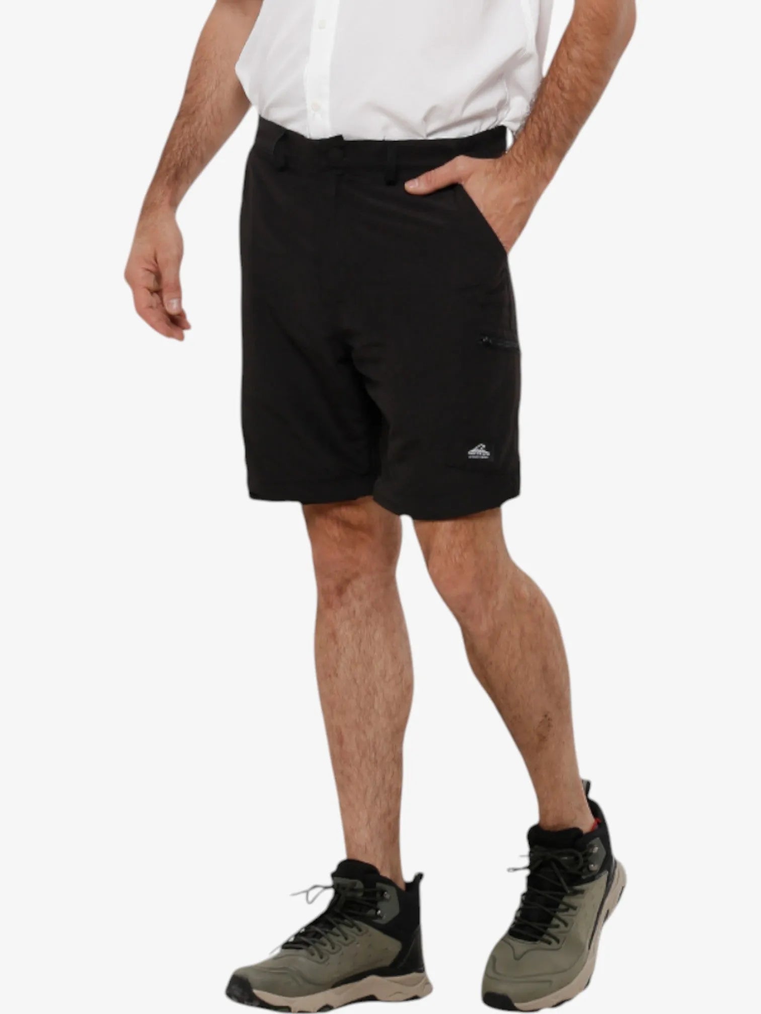 Sherpa Mountain Pants with Detachable Zipper - Black | Waterproof Trekking & Hiking Pants for Outdoor Adventures & Camping
