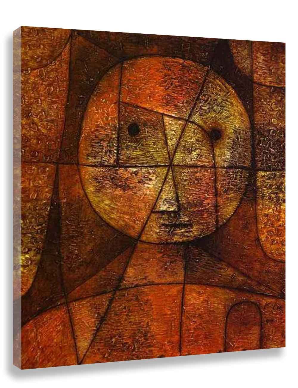 Paul Klee 'Gauze' Framed Canvas Wall Art - 25x30 Inch Ready to Hang Painting for Living Room, Bedroom & Office Decor - Modern Abstract Artwork for Home & Office Interior Design