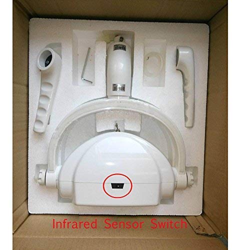 22mm Dental LED Exam Light with Infrared Sensor - Shadowless Oral Lamp for Dentist Chairs, Cold Light Technology - Perfect for Dental Clinics, Oral Surgeries & Teeth Whitening Procedures