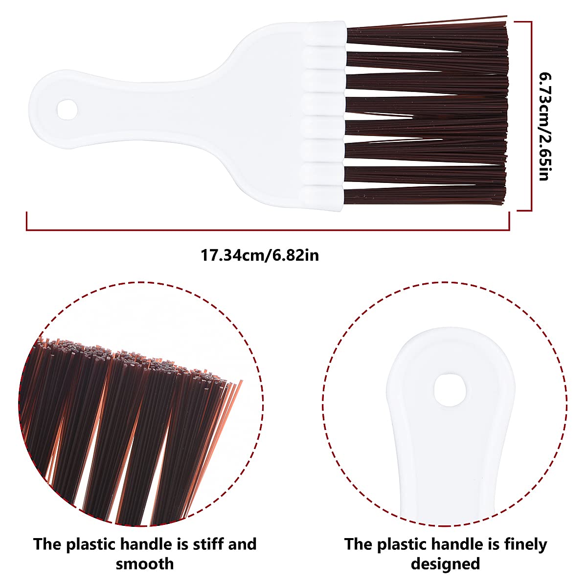 4-Piece Stainless Steel AC Condenser Fin Cleaning Brush Set - Coil Condenser Brush, AC Fin Comb & Refrigerator Fin Cleaner (3 Styles) - Perfect for HVAC Maintenance, Home & Auto Air Conditioner Cleaning