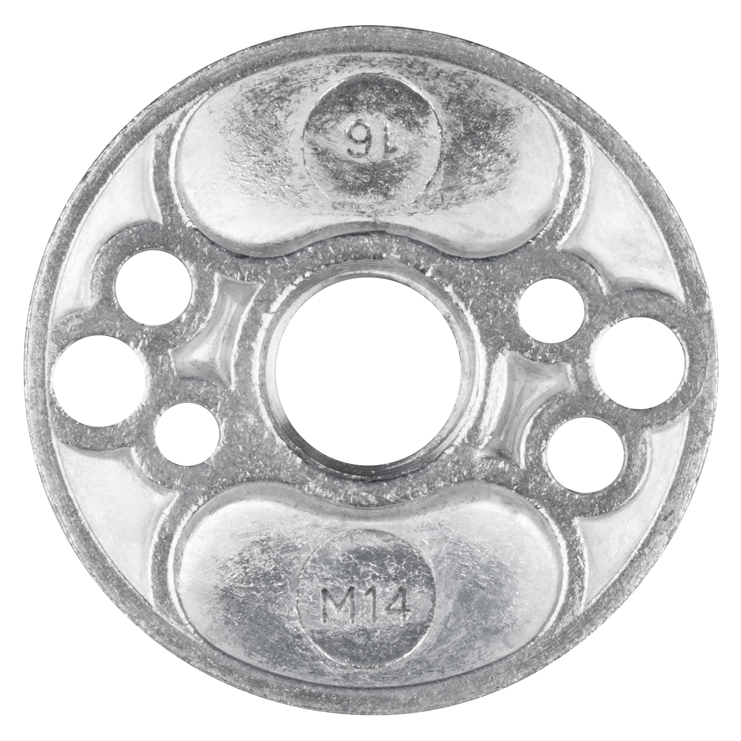 Wolfcraft Flange Nut for Angle Grinder I 2456000 - Secure Attachment for Metal & Wood Cutting - Perfect for DIY Projects & Professional Use