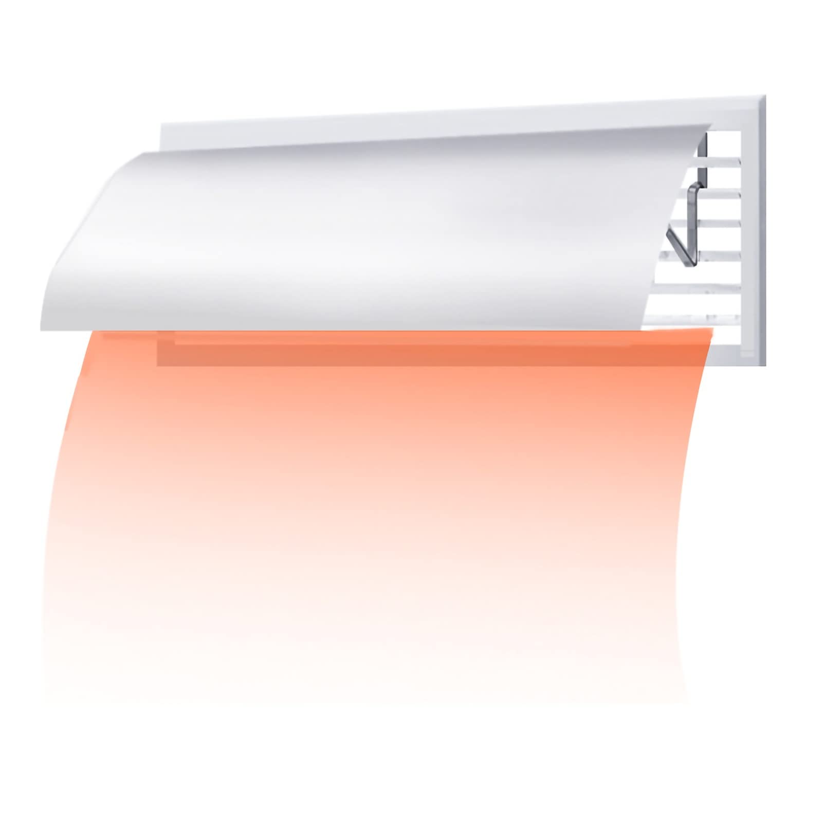 Adjustable Side Wall Air Conditioner Deflector - 90x20cm Universal AC Vent Deflector for Better Cooling & Heating Airflow, Anti-Condensation Design - Perfect for Bedrooms, Offices, and Homes