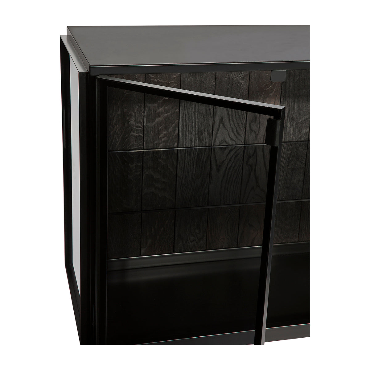 Anders 4-Door Sideboard - Modern Storage Cabinet for Living Room, Dining Room & Entryway - Solid Wood Buffet with Adjustable Shelves