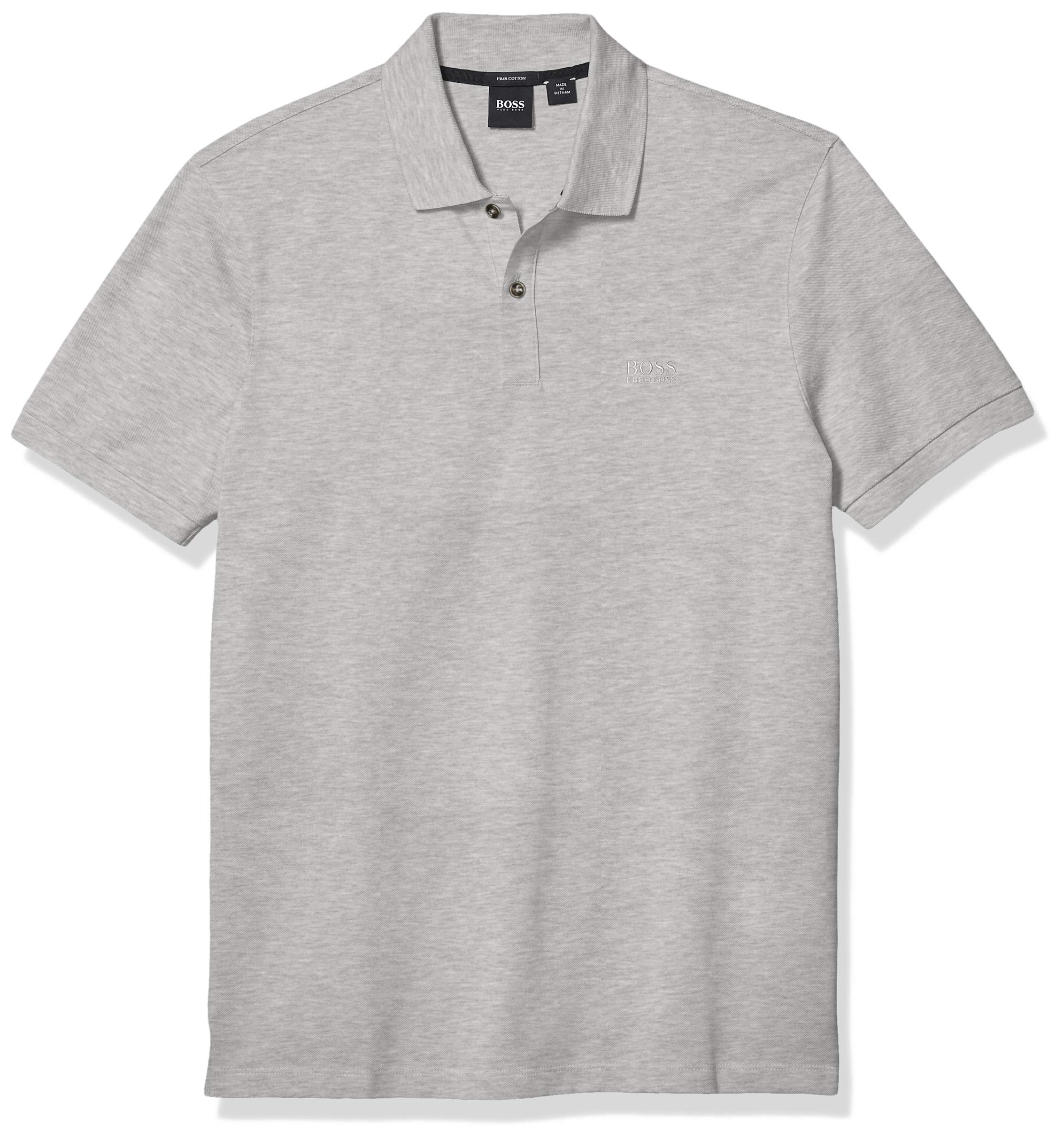 Hugo Boss Men's Classic Fit Polo Shirt - Breathable Cotton, Slim Fit Casual Wear for Business & Leisure | Office, Golf, Travel & Everyday Outfits