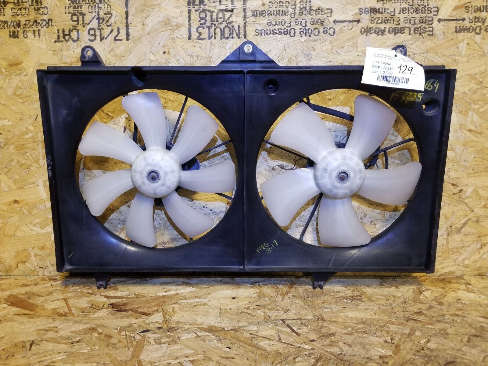01 06 Toyota Camry Radiator Fan Cooling Motor Assembly 2.4L OEM Replacement - Perfect for Engine Overheating Prevention & Summer Driving