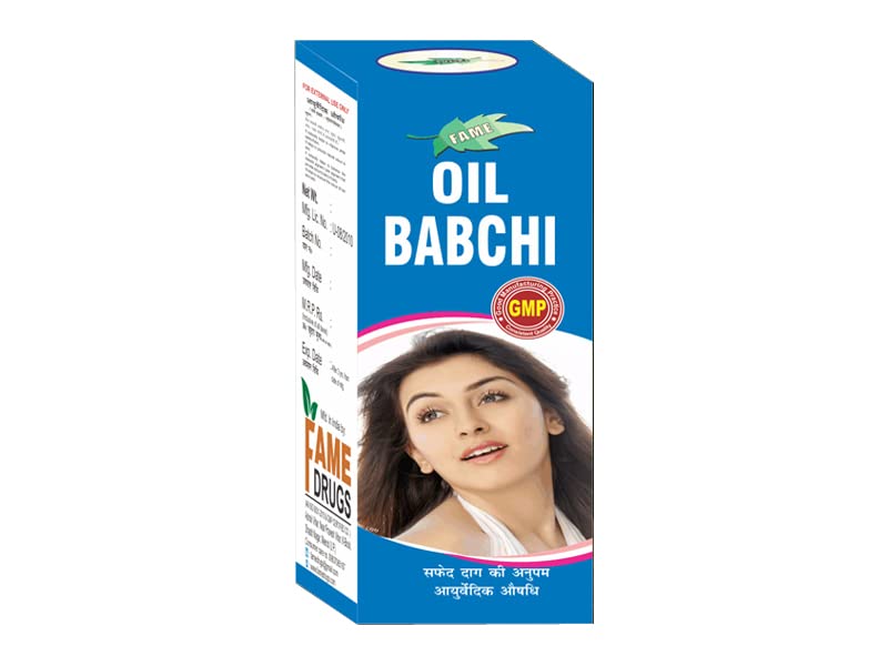 VRT HERBAL Babchi Oil 120ml | Natural Psoralea Corylifolia Extract for Skin & Hair Care | Perfect for Eczema, Vitiligo & Scalp Treatment