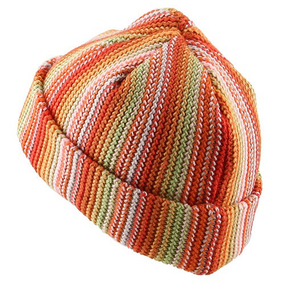 Crocheted Cuff Knit Beanie Hat for Women & Men - Winter Warm Slouchy Beanie - Cozy Handmade Crochet Hat for Cold Weather, Outdoor Activities & Casual Wear