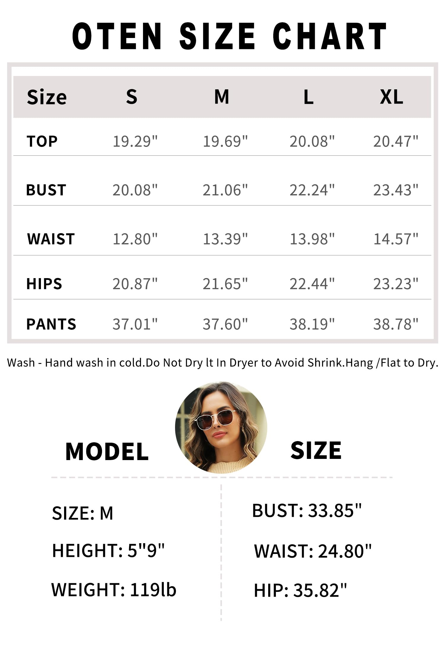 OTEN Women's Casual 2-Piece Sweater Set - Knit Pullover Top & High Waist Lounge Pants | Soft Tracksuit Outfit for Home, Work & Travel | Cozy Winter Loungewear Set