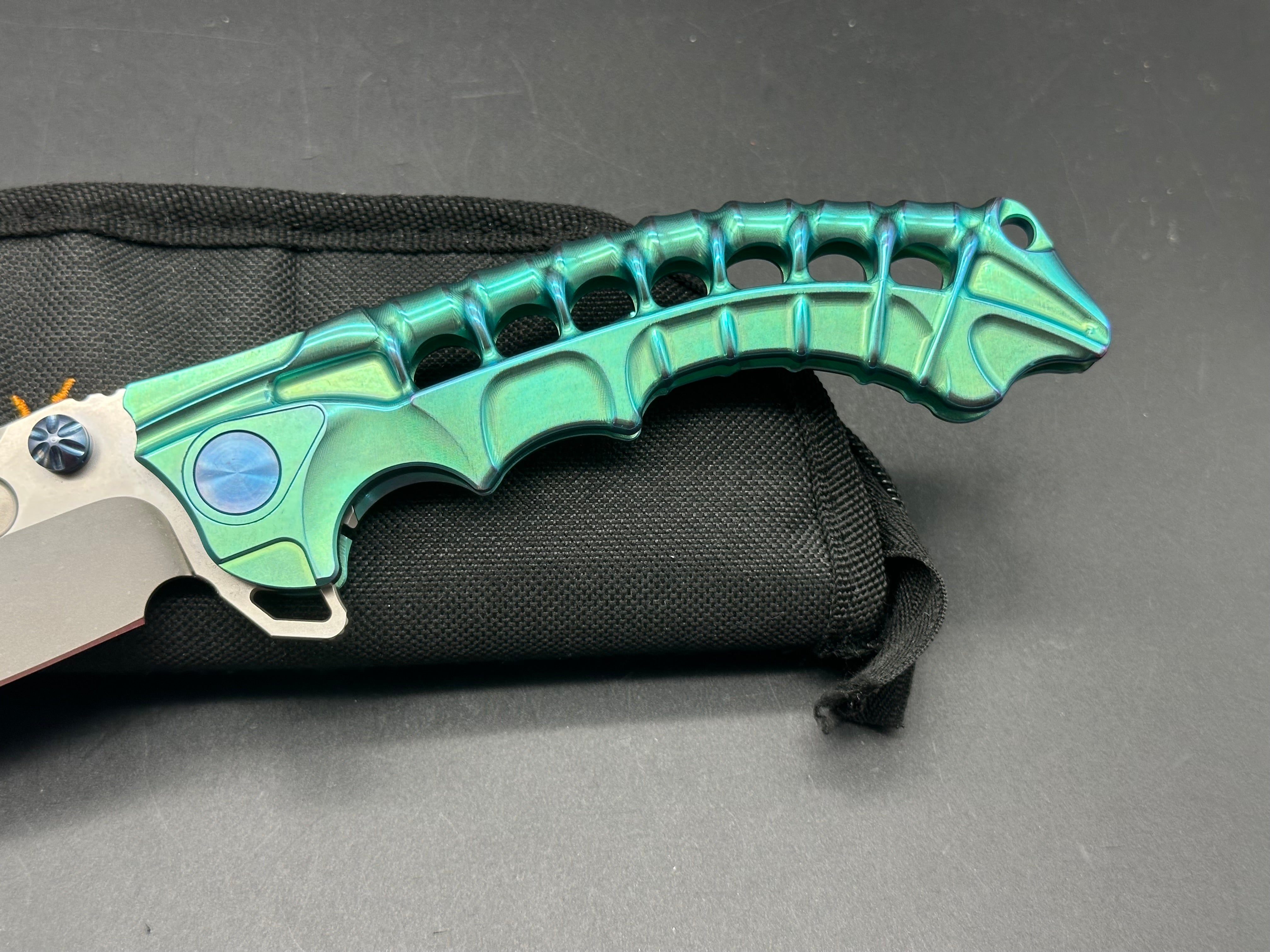 Andre De Villiers Scavenger Frame Lock Folding Pocket Knife - 4.25