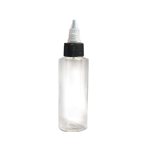 2 oz. Clear Empty Tattoo Ink Bottles - Professional Tattoo Ink Storage Containers with Dropper Cap - Perfect for Tattoo Artists, Body Art Studios & DIY Tattoo Ink Mixing