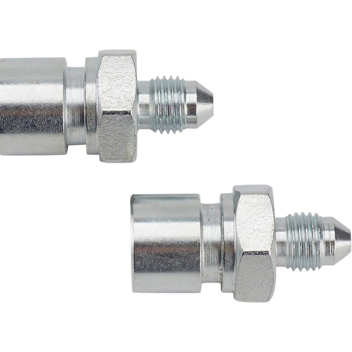 High-Quality Stainless Steel Brake Hose Kit for D52 Caliper with Banjo Bolt - 12 Inch Length - Perfect for Automotive Repair, Motorcycle Upgrades & Off-Road Vehicle Maintenance